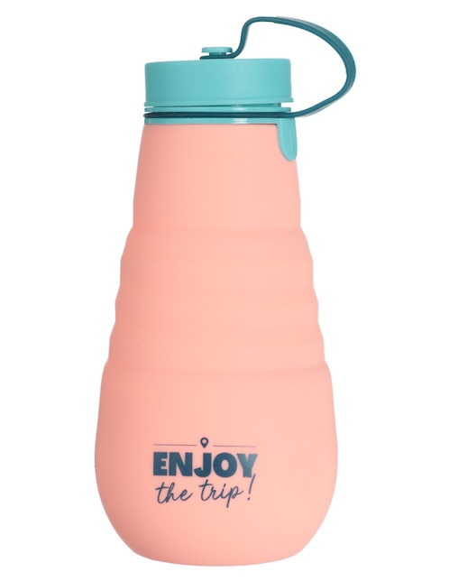 Botella de agua de plástico con tapa rosca 500 ml 1