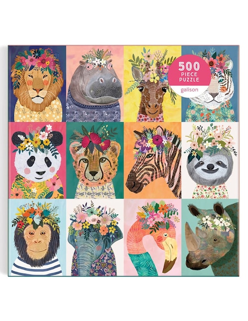 Rompecabezas Animales de la selva Hachette Book Group 500 piezas