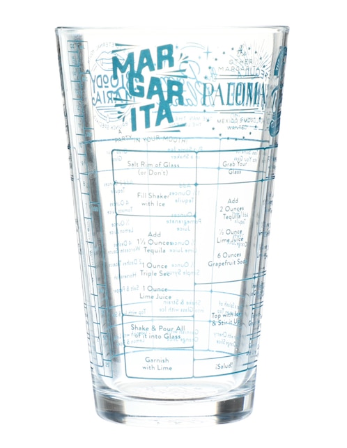 Vaso medidor de vidrio