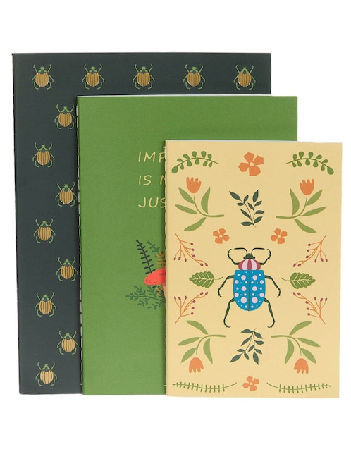 Set libreta The Paper Studio hoja rayada