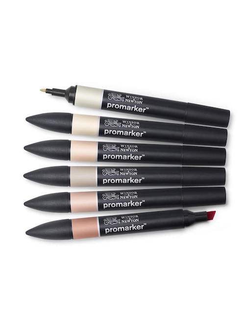 Marcador permanente Winsor & Newton 6 piezas