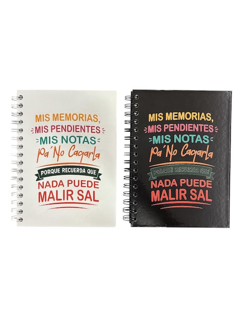 Set libreta Macarena Brand hoja blanca