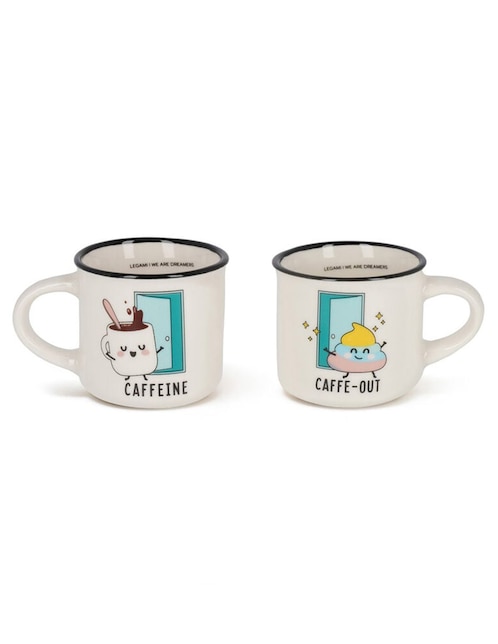 Set de tazas americanas Legami 2 piezas