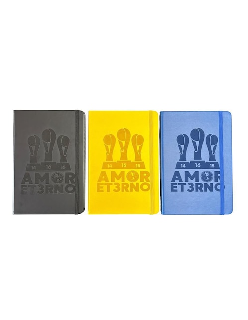Set de libretas Macarena Brand club américa hoja rayada