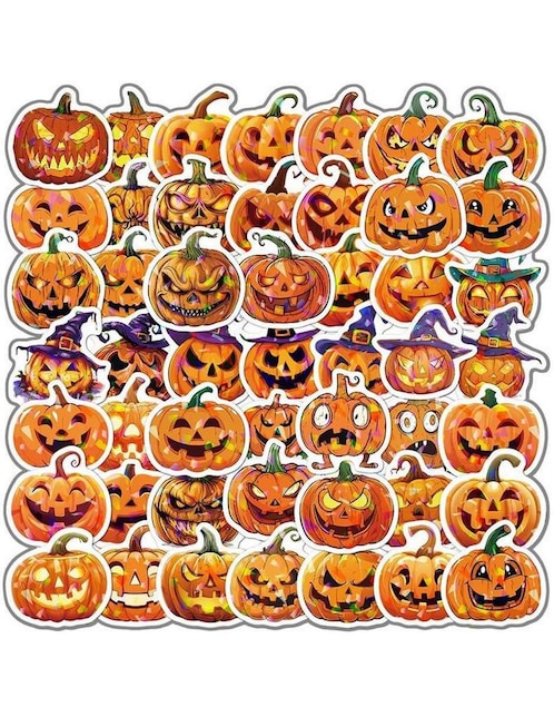 Calcomanías Ventdepot Halloween Pumpkins