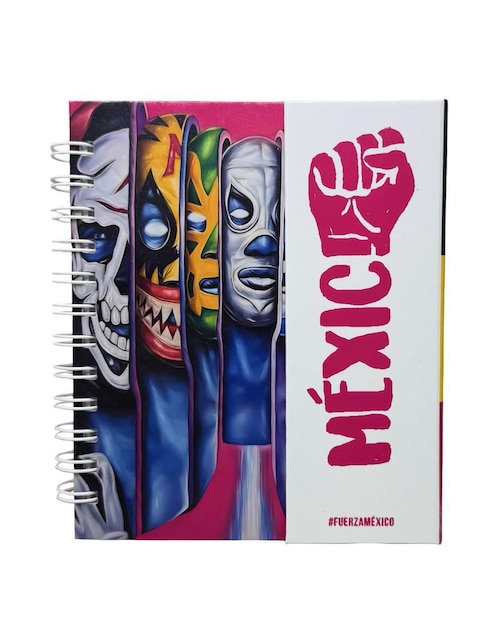 Libreta Luxo Mx Lucha Libre a rayas