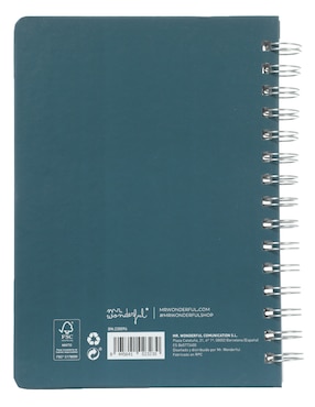 Libreta Mr Wonderful hoja blanca