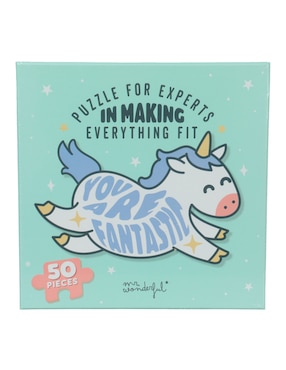 Rompecabezas Unicornio mágico Mr Wonderful 50 piezas