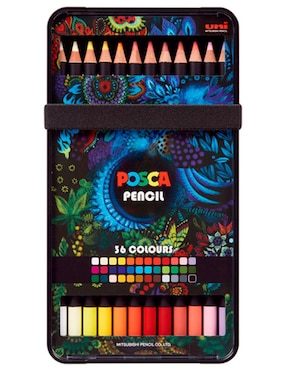 Set lápiz de color Posca redondo 36 piezas