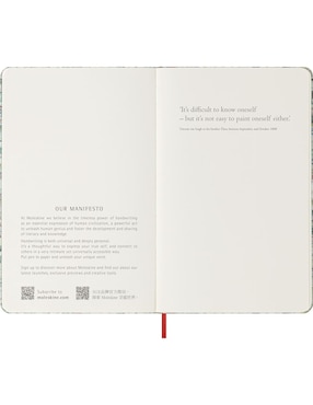 Libreta Moleskine hoja blanca