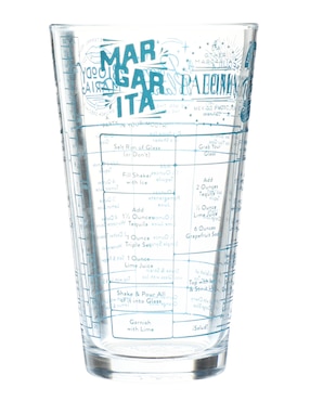 Vaso medidor Fred de vidrio