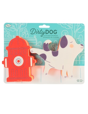 Fibra Esponja Para Cocina Fred Dirty Dog 2 Piezas