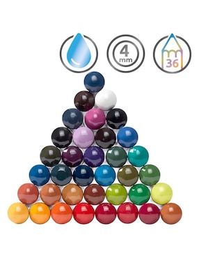 Set lápiz de color Derwent hexagonal 36 piezas