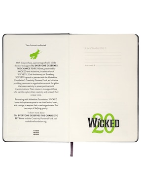 Libreta Moleskine Wicked hoja rayada