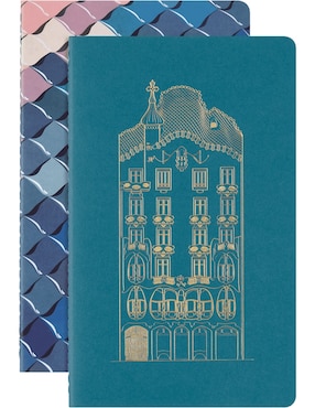 Set libreta Moleskine rayada y blanca
