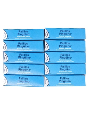 Palillos Pingüino de madera