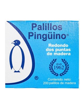 Palillos Pingüino de madera