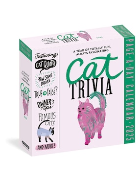 Calendario De Escritorio Workman Publishing Company Cat Trivia