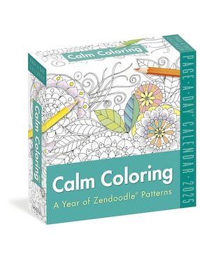 Calendario De Escritorio Workman Publishing Company Calm Coloring: Zendoodle