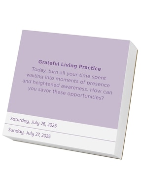 Calendario de escritorio Workman Publishing Company Grateful Living