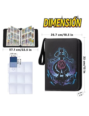 Carpeta con fundas Wünd logotipo de plástico
