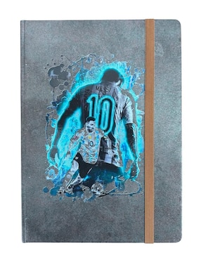 Libreta Macarena Brand Messi hoja blanca