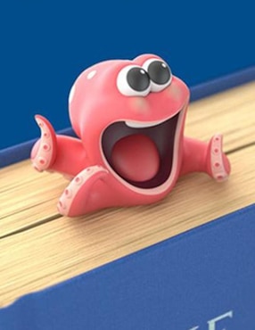 Separador Animales 3D Pulpo Ventdepot