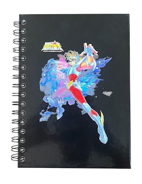 Set libreta Macarena Brand Los Caballeros del Zodiaco hoja blanca