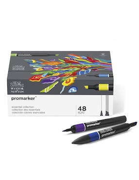 Set marcador base agua Winsor & Newton 48 piezas