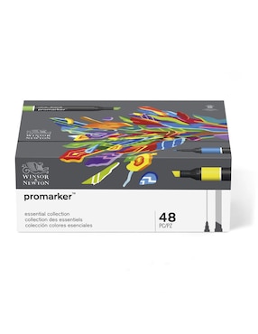 Set marcador base agua Winsor & Newton 48 piezas
