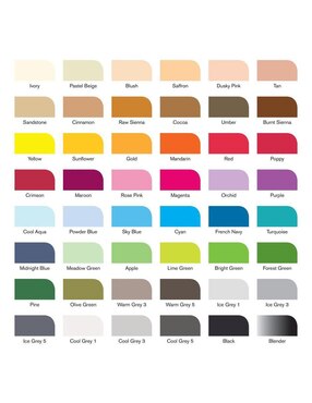 Set marcador base agua Winsor & Newton 48 piezas