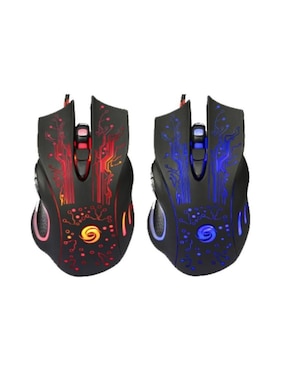 Mouse Gamer Alámbrico Ventdepot glowknight mxglo-001