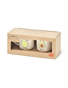 Set de tazas espresso Legami Home Sweet Home 2 piezas