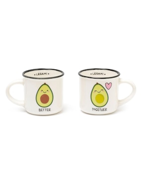 Set de tazas espresso Legami Home Sweet Home 2 piezas