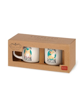 Set de tazas espresso Legami Home Sweet Home 2 piezas