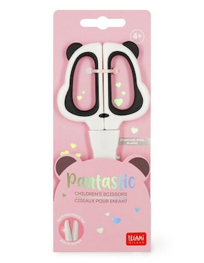 Tijeras escolares Legami Extraordinary Stationery punta redonda Panda