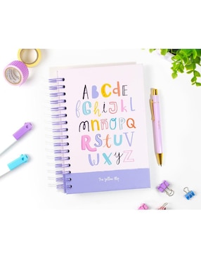 Cuaderno The Yellow Clip hoja a rayas y blanca