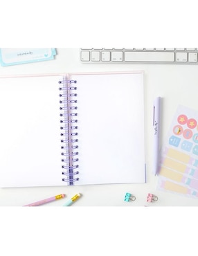 Cuaderno The Yellow Clip hoja a rayas y blanca