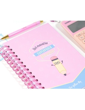 Cuaderno The Yellow Clip hoja a rayas y blanca