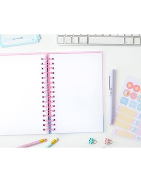 Cuaderno The Yellow Clip hoja a rayas y blanca