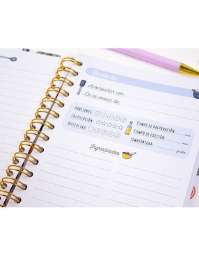 Libreta para recetas The Yellow Clip