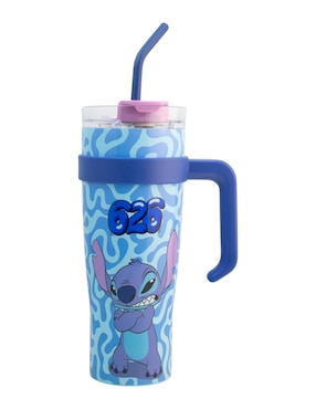 Termo Regalos Siglo XXI de acero inoxidable Stitch con tapa rosca 1.2 L