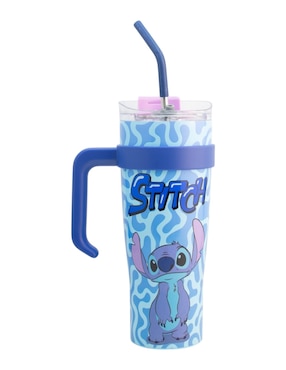 Termo Regalos Siglo XXI de acero inoxidable Stitch con tapa rosca 1.2 L