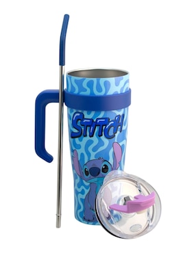 Termo Regalos Siglo XXI de acero inoxidable Stitch con tapa rosca 1.2 L