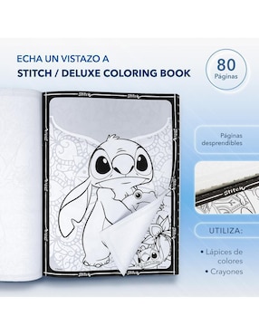 Libro para colorear Stitch Deluxe