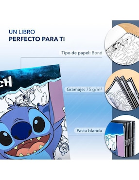 Libro para colorear Stitch Deluxe