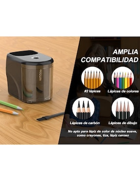 Sacapuntas eléctrico Xtellar de acero inoxidable