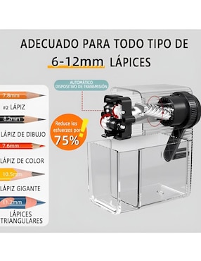 Sacapuntas manivela Xtellar de plástico