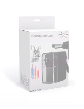 Sacapuntas manivela Xtellar de plástico