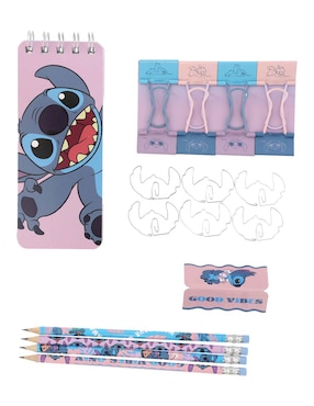 Set de papelería Stitch Mooving